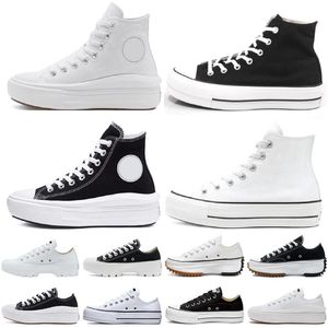 Canvas skor för kvinnor Klassiska löparskor Chucks Sneaker Plattformssko Trippel Svart Vit Hög Låg Herr Kvinnor Sport Stars Sneakers