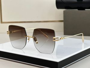 Óculos de sol para homens Mulheres Retro Eyewear Designers Estilo Estilo Anti-Ultraviolet Sem Estrutura Random Caixa