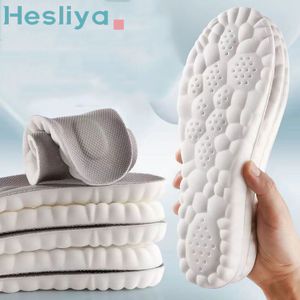 Acessórios para peças de sapatos 4d Massage s insoles super suaves em corrida esportiva para pés cestas de suporte único suporte de suporte ortopédico unissex 230330