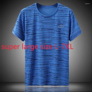 メンズTシャツ到着ファッションスーパーラージマンショートマン夏のカジュアルオネックニットシャツプラスサイズl xl 2xl 3xl 4xl 5xl 6xl 7xl