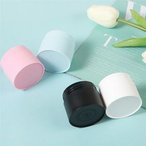 Jar cosmético Mini contêiner vazio para frascos portáteis de creme facial portátil com tampa com garrafa recarregável