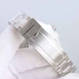 Werksmenschen Automatic Clean Watch Mechanical 3135 Uhren 40 mm Sahire Luminous Business Armbandwatch 904L Edelstahlgurt Verstellbares MO