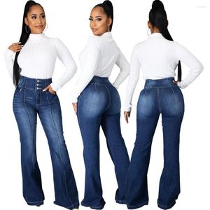 Jeans da donna Donna Boot Cut Demin Pantaloni Ragazze Streetwear Pantaloni skinny svasati sexy 2023 Moda stile europeo
