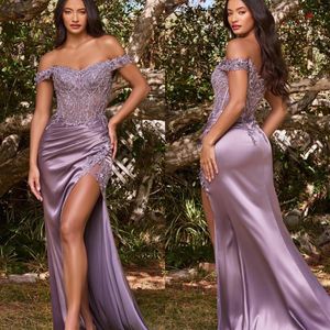 Evening Dress 2023 Long High-lo Off Shoulder Spaghetti Srap Sweetheart A Line Prom Gown Formal Party Women Custom