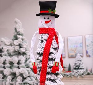 Decorações de Natal Adornos Navidad 2023 Moda Tree Snow Man Decoration for Home