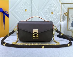 Moda tasarımcısı crossbody çanta lüks Doğu Batı Metis çanta bayan deri omuz çantaları çiçek mektup mini haberci çanta makyaj çantalar En kaliteli