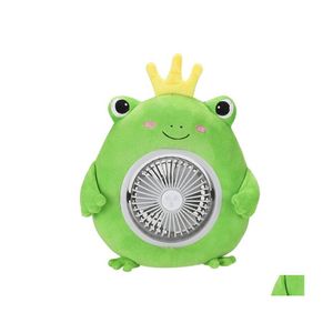 Elektrikli hayranlar yaz kişiliği küçük fan kurbağası ddoll bebek yatak taşınabilir masa damla teslimat ev aletleri hayat dhoju
