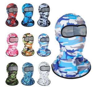 Party Favor Cykel Motorcykelmask Solskyddsmedel Huvudskydd Utomhus Sport Cap Komplett uppsättning Balaclava Summer Sun Neck Riding Helmet Q16