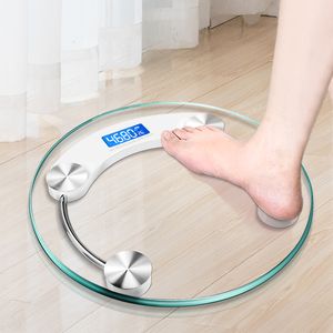 Body Weight Scales Transparent bathroom scale LCD electronic Bascula Pesa digital intelligent bear 180 KG weight balance floor 230330