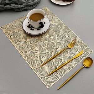 Table Mats & Pads PVC Hollow Nordic Style Non-slip Kitchen Placemat Resistant Insulation Pad Dish Coffee Cup Mat Home Decor 51034