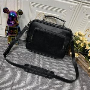 Portfolio Office Messenger Handtasche Herren Aktentasche Echtes Leder Umhängetasche zum Aufhängen von Vintage Laptoptaschen