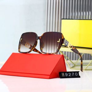 Óculos de luxo dos principais óculos de sol Lens Polaroid Designer feminino homem Órmano idosos idosos para mulheres Estrutura de óculos de metal vintage Metal Sun Glasses 9270 com caixa