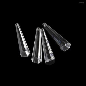 Chandelier Crystal Wholesales Clear 63mm Acrylic Leg Curtain Pendants 85pcs/Bag Garland Strand Pendant Prism Parts Decoration