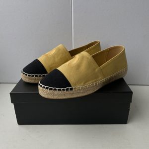 Espadrilles Designer Shoe Luxury Sneaker Woman Casual Shoe Canvas Real Leather Loafers Classic Design Boots Slipper Slides by 1978 S55 007