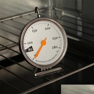 Termometrar Kök Electric Oven Thermometer Rostfritt stål Bakningsverktyg Mekanisk 50 280 ﾰ C Drop Delivery Home Garden Dining Bar DHB41