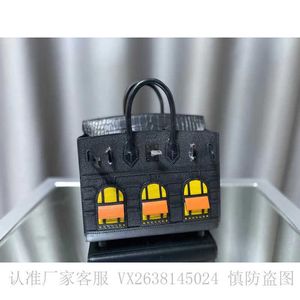 Birkinbag Full Bag House House Американская аллигаторская кожа женская кожа 20 см. Маленькая мини -AYW