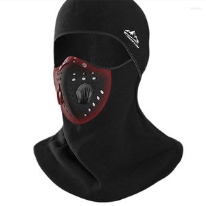 Motorcycle Helmets 1Pc Windproof Balaclava Full Face Mask 4-way Stretch Motocross Shield Hat Neck Warmer Helmet Skiing Fleece