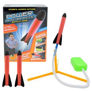 Rocket Launcher foam rockets toy Stomp Launcher