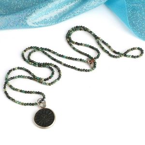 Hänghalsband Kelitch Amulet Buddha Stone Beads Halsband Boho Charm Women Fashion Handgjorda Strand smycken gåvor grossist