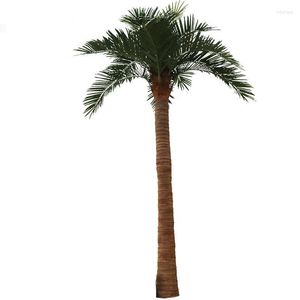 Decorative Flowers Large High Quality Whatever Size/color Custom Artificial Tropical Areca Fake Plastic Trees Outdoor Faux Plants Palm Tree