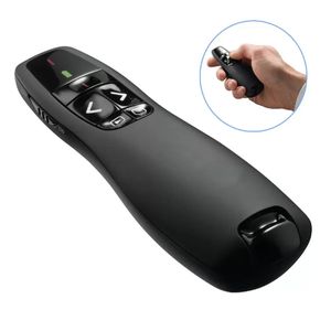 2.4 GHz Apresentador sem fio USB Red Laser Pen PPT Controle remoto com ponteiro de mão para a apresentação do PowerPoint