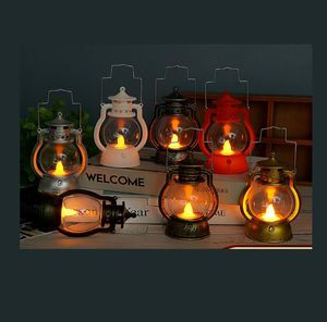 Party Decorative LED Lanterns, Vintage Battery Power LED Lantern Outdoor Waterproof, Hanging Operated Fliming Flame Lantern Lights For Garden Patio Deck Yard P