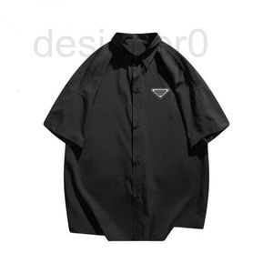 Camicie casual da uomo Camicia di design popolare Maglietta estiva manica corta Ice Feel Premium Top Beach Wear Taglie forti M-3XL 53DC