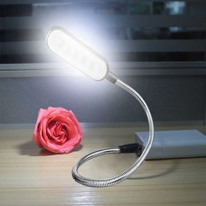 Night Lights Flexible Bright Cute Night Light Mini LED USB Book Light Reading Lamp Powered By Laptop Notebook Computer For Students Reader P230331