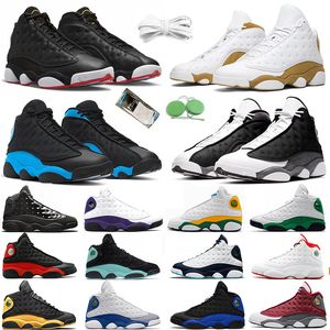 13 13s Basketball Shoes Mens Sneakers Sneaker Love Respect white Playoffs Phantom Lucky Green Court Purple Cap and Gown Gold Glitter Men Women Trainers Sports Shoe