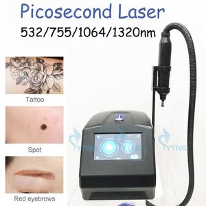 4 punte Picosecond Tattoo Removal Laser Machine Sun Spot Pigmentation Treatment Carbon Peel Trattamento per la cura del viso