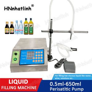 0.5-650ml Liquid Automatic Filling Machine Peristaltic Pump Bottle Water Filler Vial Beverage Drink Oil Perfume Small Production