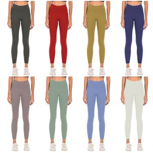 Kvinnor yoga leggings lång outfit naken känsla hög midja kvinna sport byxor fitness andningsbar träning sömlös designer tjej gym byxor som kör 2023 heta sälj bra