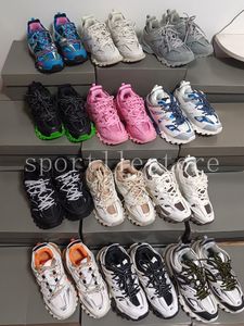 Basketskor Paris Fashion Slipper Triple S Track 3.0 Casual Shoes Ice Pink Blue White Orange Men Sneakers Trainer Lime Red Trainers