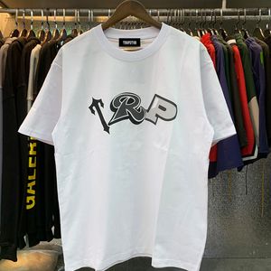 TR Apstar New Mens algodão camisetas simples camisetas impressas primavera verão verão casual manga curta e mulher o-pescoço clássico tendência de moda para pulôver de algodão