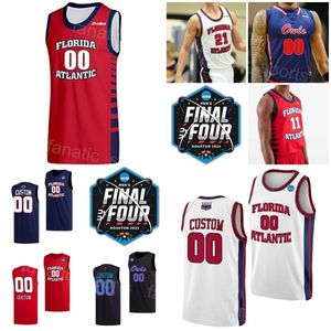 Finał czwarty Florida Atlantic Fau Owls Jersey College Basketball Miami Hurricanes Johnnell Davis Alijah Martin Vladislav Goldin Michael Forrest Bryan Greenlee NCAA