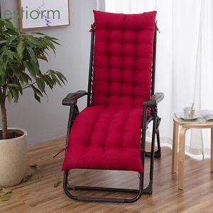 Cushion Decorative Pillow Rocking Chair Garden Patio Sun lounger Long Recliner Reclining Pad Indoor Outdoor Chaise Lounger 230330