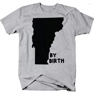 Camisetas masculinas Vermont pelo estado de nascimento P Casa de amor nativo da cidade natal para homens