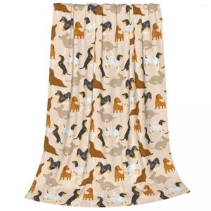 Coperte Bassotto Parco Giochi Coperta In Pile Per Tutte Le Stagioni Cani Animali Domestici Traspirante Super Morbida Coperta Per Divano Ufficio Trapunta