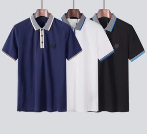 Talent Lapel Short Sleeve Polo Shirt Men's Summer New Solid Color Casual T-shirt