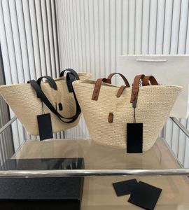 Beach Bag Handbag Tote Shopping Straw Tote Large Capacity Hundred Khaki Fashion Single Messengers Purses 230331