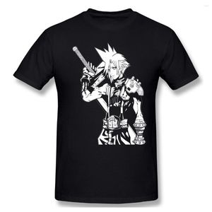 Men's T-skjortor Lonely-swordmaster roliga tees o Neck bomull Final Fantasy Kläder Humor Fashion och kvinnors t-shirts