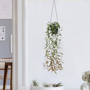 Dekorativa blommor chic full av vitalitet natur ingen trimning konstgjord blomma uppfriskande hängande bonsai trädgård dekoration leveranser