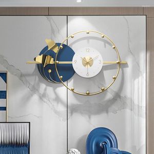 Wall Clocks Luxury Clock Modern Living Room Office Silent Kitchen Bedroom Morden Design Relojes Nordic Home Decoration