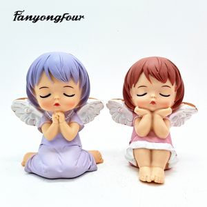Baking Moulds Silicone mold 3D cute child angel resin plaster candle concrete crystal epoxy glue tool DIY handmade crafts decoration 230331