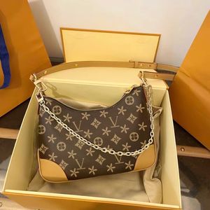 Vintage Louvis Boulogne M45832 Luxus Goldketten Tasche Damen Designer Umhängetasche Kupplung Crossbody Taschen Herren Echtes Leder Tote Pochette Handtasche Geldbörsen