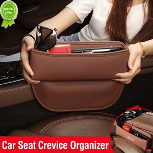 New Multifunction Car Seat Gap Storage Bag PU Leather Car Seat Gap Filler Storage Box for Auto Seat Crevice Organizers Box