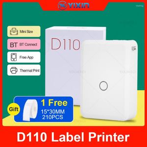 Niimbot D110 Portable Mini Thermal Label Maker Machine Bluetooth Wireless Sticker Pocket Printer For Storing Organizing Home Use