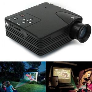 Proiettori H80 Mini portatile 640X480 Pixel HD LED Supporto digitale 1080P Home Cinema Theater Media Video Player US 230331