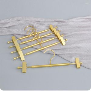 Hangers 5 Pieces Space Aluminum Alloy Pants Clip Metal Hooks Clothes Skirt Dress Trousers Wardrobe Multifunctional Storage Rack