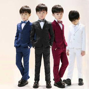 Men's Suits White Baby Boys For Wedding Black Costume Boy Red Kids Blazers Custom Navy Blue Jacket Formal Wear Children Clothing